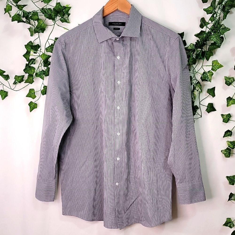 Marc New York. Andrew Marc. Men's Dress Shirt. Neck 16/16.5. Slim Fit. EUC